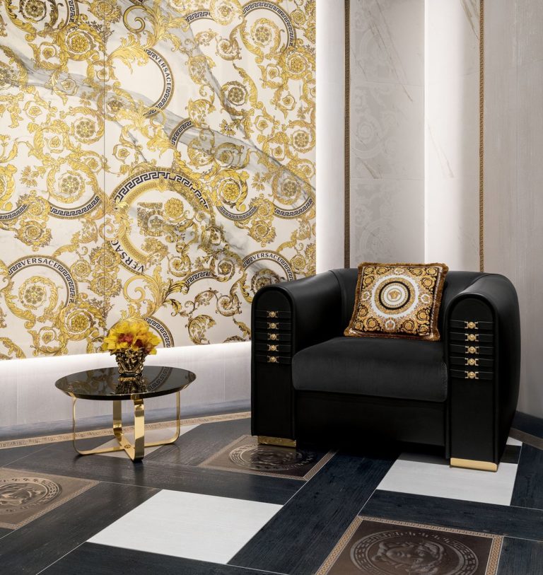 wall decor collection MAXIMVS - Versace Ceramics - Ceramiche Gardenia Orchidea